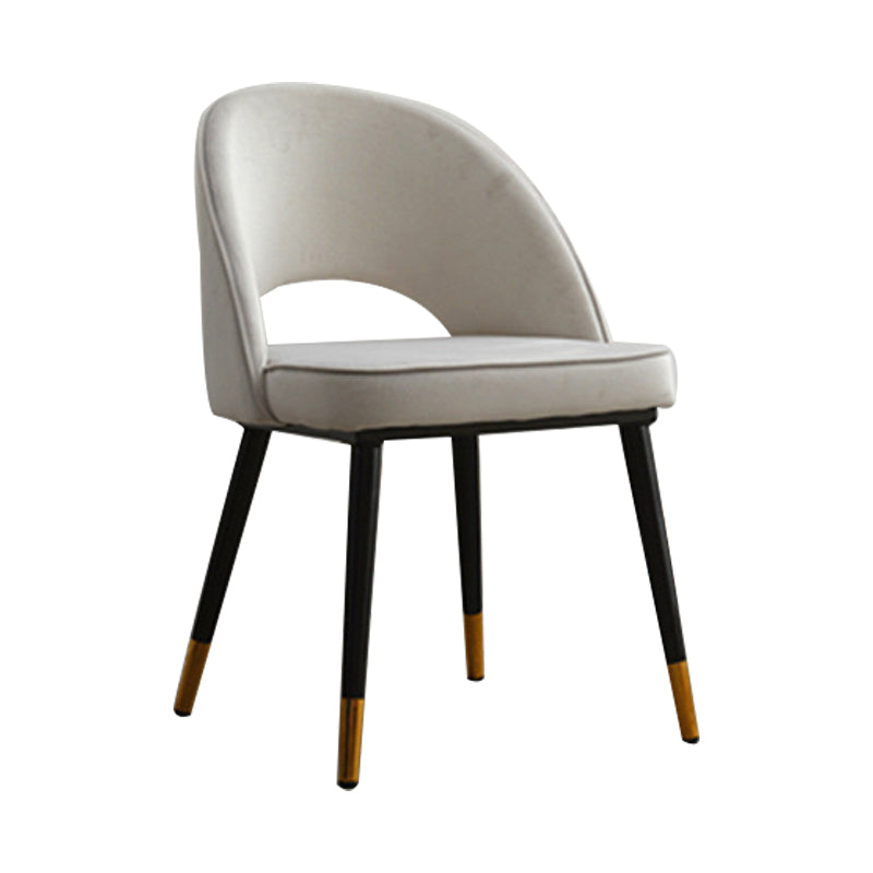 Contemporary Indoor Dining Chair Open Back Side Chair for Brasserie Clearhalo ' kitchen&dining_furn' 'Dining Chairs' 'Dining Tables & Seating' 'dining_chair' 'furn' 'furn_dining_chair' 'Furniture' 'furniture_dining_chair' 'Kitchen & Dining Furniture' 'kitchen' 4421316