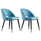 Contemporary Indoor Dining Chair Open Back Side Chair for Brasserie Light Blue 2 Piece Set Clearhalo ' kitchen&dining_furn' 'Dining Chairs' 'Dining Tables & Seating' 'dining_chair' 'furn' 'furn_dining_chair' 'Furniture' 'furniture_dining_chair' 'Kitchen & Dining Furniture' 'kitchen' 4421322