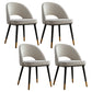 Contemporary Indoor Dining Chair Open Back Side Chair for Brasserie Off-White 4 Piece Set Clearhalo ' kitchen&dining_furn' 'Dining Chairs' 'Dining Tables & Seating' 'dining_chair' 'furn' 'furn_dining_chair' 'Furniture' 'furniture_dining_chair' 'Kitchen & Dining Furniture' 'kitchen' 4421346