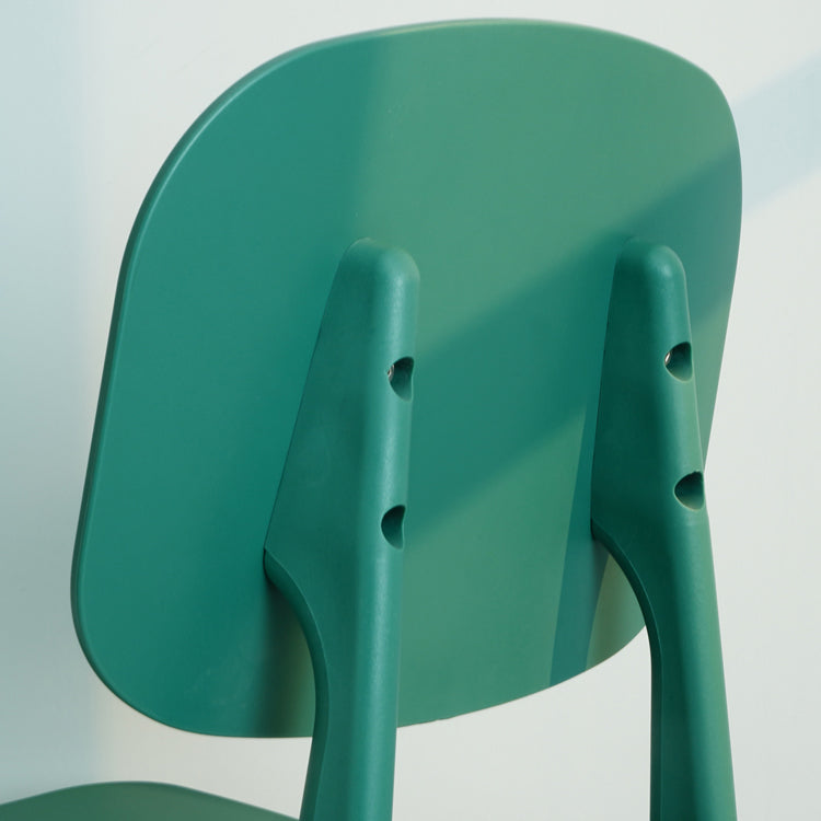 Modern Plastic Side Chair Indoor-Outdoor Open Back Dining Armless Chairs Clearhalo ' kitchen&dining_furn' 'Dining Chairs' 'Dining Tables & Seating' 'dining_chair' 'furn' 'furn_dining_chair' 'Furniture' 'furniture_dining_chair' 'Kitchen & Dining Furniture' 'kitchen' 4421358