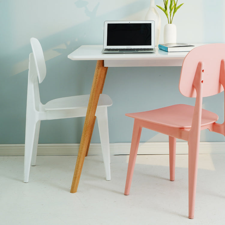 Modern Plastic Side Chair Indoor-Outdoor Open Back Dining Armless Chairs Clearhalo ' kitchen&dining_furn' 'Dining Chairs' 'Dining Tables & Seating' 'dining_chair' 'furn' 'furn_dining_chair' 'Furniture' 'furniture_dining_chair' 'Kitchen & Dining Furniture' 'kitchen' 4421367