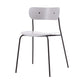 Industrial Indoor-Outdoor Armless Chair Metal Open Back Dining Chair White 1 Piece Clearhalo ' kitchen&dining_furn' 'Dining Chairs' 'Dining Tables & Seating' 'dining_chair' 'furn' 'furn_dining_chair' 'Furniture' 'furniture_dining_chair' 'Kitchen & Dining Furniture' 'kitchen' 4421409