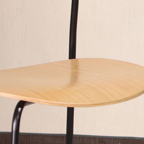 Industrial Indoor-Outdoor Armless Chair Metal Open Back Dining Chair Clearhalo ' kitchen&dining_furn' 'Dining Chairs' 'Dining Tables & Seating' 'dining_chair' 'furn' 'furn_dining_chair' 'Furniture' 'furniture_dining_chair' 'Kitchen & Dining Furniture' 'kitchen' 4421416