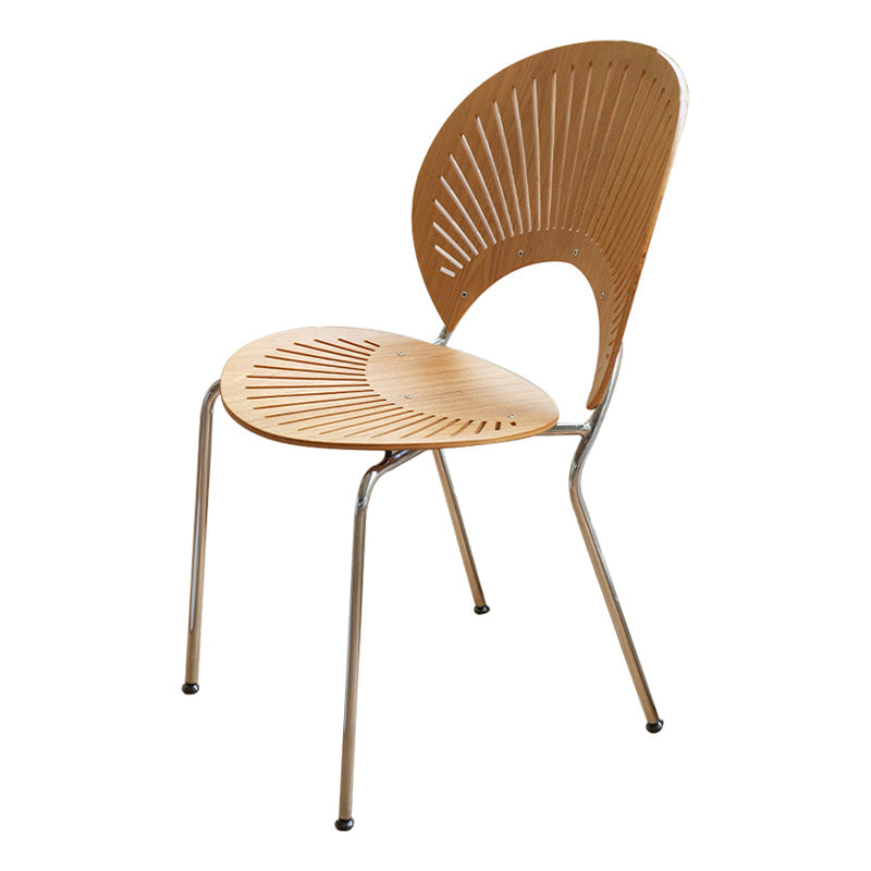 Industrial Armless Chairs Indoor-Outdoor Solid Wood Dining Side Chair Natural 1 Piece Clearhalo ' kitchen&dining_furn' 'Dining Chairs' 'Dining Tables & Seating' 'dining_chair' 'furn' 'furn_dining_chair' 'Furniture' 'furniture_dining_chair' 'Kitchen & Dining Furniture' 'kitchen' 4421432