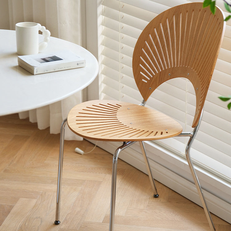 Industrial Armless Chairs Indoor-Outdoor Solid Wood Dining Side Chair Clearhalo ' kitchen&dining_furn' 'Dining Chairs' 'Dining Tables & Seating' 'dining_chair' 'furn' 'furn_dining_chair' 'Furniture' 'furniture_dining_chair' 'Kitchen & Dining Furniture' 'kitchen' 4421436