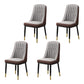 Home Scandinavian Side Chair Metal Upholstered Parsons Dining Room Chair Gray Coffee 4 Piece Set Brass Gold Clearhalo ' kitchen&dining_furn' 'Dining Chairs' 'Dining Tables & Seating' 'dining_chair' 'furn' 'furn_dining_chair' 'Furniture' 'furniture_dining_chair' 'Kitchen & Dining Furniture' 'kitchen' 4421491