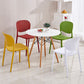 Plastic Modern Indoor-Outdoor Side Chair Home Open Back Dining Side Chair Clearhalo ' kitchen&dining_furn' 'Dining Chairs' 'Dining Tables & Seating' 'dining_chair' 'furn' 'furn_dining_chair' 'Furniture' 'furniture_dining_chair' 'Kitchen & Dining Furniture' 'kitchen' 4421532