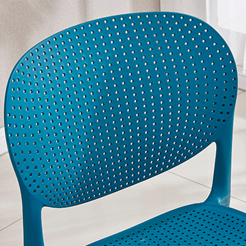 Plastic Modern Indoor-Outdoor Side Chair Home Open Back Dining Side Chair Clearhalo ' kitchen&dining_furn' 'Dining Chairs' 'Dining Tables & Seating' 'dining_chair' 'furn' 'furn_dining_chair' 'Furniture' 'furniture_dining_chair' 'Kitchen & Dining Furniture' 'kitchen' 4421540