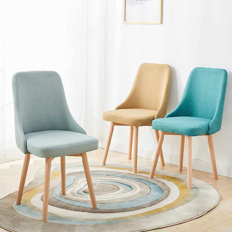 Modern Wooden Dining Side Chair Parsons Dining Armless Chair for Restaurant Clearhalo ' kitchen&dining_furn' 'Dining Chairs' 'Dining Tables & Seating' 'dining_chair' 'furn' 'furn_dining_chair' 'Furniture' 'furniture_dining_chair' 'Kitchen & Dining Furniture' 'kitchen' 4421560