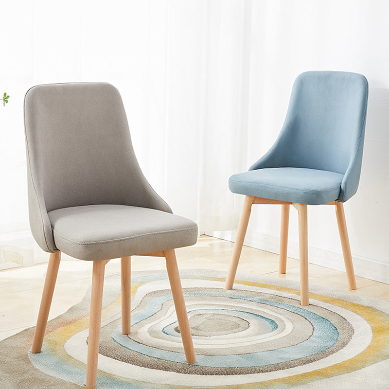 Modern Wooden Dining Side Chair Parsons Dining Armless Chair for Restaurant Clearhalo ' kitchen&dining_furn' 'Dining Chairs' 'Dining Tables & Seating' 'dining_chair' 'furn' 'furn_dining_chair' 'Furniture' 'furniture_dining_chair' 'Kitchen & Dining Furniture' 'kitchen' 4421564