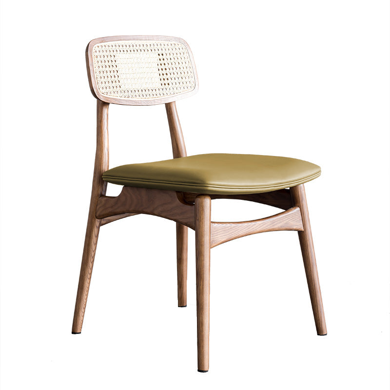 Traditional Wood Dining Armless Chair Wicker Dining Chair for Restaurant Use Clearhalo ' kitchen&dining_furn' 'Dining Chairs' 'Dining Tables & Seating' 'dining_chair' 'furn' 'furn_dining_chair' 'Furniture' 'furniture_dining_chair' 'Kitchen & Dining Furniture' 'kitchen' 4421662