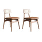 Traditional Wood Dining Armless Chair Wicker Dining Chair for Restaurant Use Brown 2 Piece Set Clearhalo ' kitchen&dining_furn' 'Dining Chairs' 'Dining Tables & Seating' 'dining_chair' 'furn' 'furn_dining_chair' 'Furniture' 'furniture_dining_chair' 'Kitchen & Dining Furniture' 'kitchen' 4421674
