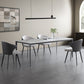 1/4/5/6/7 Pcs Metal Modern Dining Set with Rectangle Table Dinette Set 5 Pieces: Table, 4 Chairs Clearhalo 'Dining Room Sets' 'Dining Tables & Seating' 'dining_room_set' 'furn' 'furn_dining_room_set' 'Furniture' 'furniture_dining_room_set' 'Kitchen & Dining Furniture' 'kitchen&dining_furn' 'kitchen' 4421773