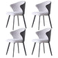 1/4/5/6/7 Pcs Metal Modern Dining Set with Rectangle Table Dinette Set 4 White Chairs Clearhalo 'Dining Room Sets' 'Dining Tables & Seating' 'dining_room_set' 'furn' 'furn_dining_room_set' 'Furniture' 'furniture_dining_room_set' 'Kitchen & Dining Furniture' 'kitchen&dining_furn' 'kitchen' 4421774