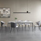1/4/5/6/7 Pcs Metal Modern Dining Set with Rectangle Table Dinette Set 6 Pieces: Table, 5 Chairs Clearhalo 'Dining Room Sets' 'Dining Tables & Seating' 'dining_room_set' 'furn' 'furn_dining_room_set' 'Furniture' 'furniture_dining_room_set' 'Kitchen & Dining Furniture' 'kitchen&dining_furn' 'kitchen' 4421776