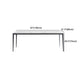 1/4/5/6/7 Pcs Metal Modern Dining Set with Rectangle Table Dinette Set Clearhalo 'Dining Room Sets' 'Dining Tables & Seating' 'dining_room_set' 'furn' 'furn_dining_room_set' 'Furniture' 'furniture_dining_room_set' 'Kitchen & Dining Furniture' 'kitchen&dining_furn' 'kitchen' 4421785