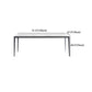 1/4/5/6/7 Pcs Metal Modern Dining Set with Rectangle Table Dinette Set Clearhalo 'Dining Room Sets' 'Dining Tables & Seating' 'dining_room_set' 'furn' 'furn_dining_room_set' 'Furniture' 'furniture_dining_room_set' 'Kitchen & Dining Furniture' 'kitchen&dining_furn' 'kitchen' 4421786