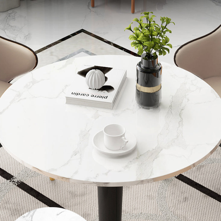 1/2/4/5 Pcs Metal Glam Dining Room Set with Round Table and Arm Chairs Dinette Set Clearhalo 'Dining Room Sets' 'Dining Tables & Seating' 'dining_room_set' 'furn' 'furn_dining_room_set' 'Furniture' 'furniture_dining_room_set' 'Kitchen & Dining Furniture' 'kitchen&dining_furn' 'kitchen' 4421817