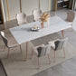 Nordic 1/2/5/7 Pieces Dining Set Sintered Stone Dining Table Set for Restaurant 7 Pieces: Table, 6 Chairs Clearhalo 'Dining Room Sets' 'Dining Tables & Seating' 'dining_room_set' 'furn' 'furn_dining_room_set' 'Furniture' 'furniture_dining_room_set' 'Kitchen & Dining Furniture' 'kitchen&dining_furn' 'kitchen' 4421963