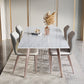 Nordic 1/2/5/7 Pieces Dining Set Sintered Stone Dining Table Set for Restaurant 5 Pieces: Table, 4 Chairs Clearhalo 'Dining Room Sets' 'Dining Tables & Seating' 'dining_room_set' 'furn' 'furn_dining_room_set' 'Furniture' 'furniture_dining_room_set' 'Kitchen & Dining Furniture' 'kitchen&dining_furn' 'kitchen' 4421965