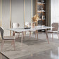 Nordic 1/2/5/7 Pieces Dining Set Sintered Stone Dining Table Set for Restaurant Clearhalo 'Dining Room Sets' 'Dining Tables & Seating' 'dining_room_set' 'furn' 'furn_dining_room_set' 'Furniture' 'furniture_dining_room_set' 'Kitchen & Dining Furniture' 'kitchen&dining_furn' 'kitchen' 4421966