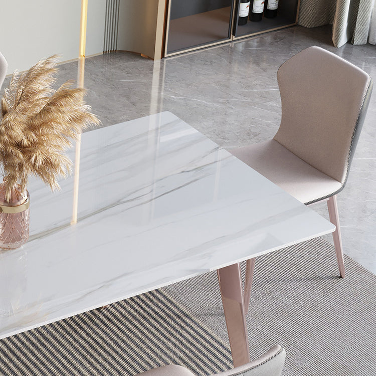 Nordic 1/2/5/7 Pieces Dining Set Sintered Stone Dining Table Set for Restaurant Clearhalo 'Dining Room Sets' 'Dining Tables & Seating' 'dining_room_set' 'furn' 'furn_dining_room_set' 'Furniture' 'furniture_dining_room_set' 'Kitchen & Dining Furniture' 'kitchen&dining_furn' 'kitchen' 4421967