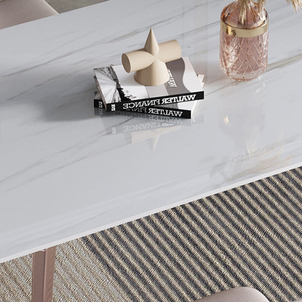 Nordic 1/2/5/7 Pieces Dining Set Sintered Stone Dining Table Set for Restaurant Clearhalo 'Dining Room Sets' 'Dining Tables & Seating' 'dining_room_set' 'furn' 'furn_dining_room_set' 'Furniture' 'furniture_dining_room_set' 'Kitchen & Dining Furniture' 'kitchen&dining_furn' 'kitchen' 4421970