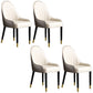 Modern 1/4/5/7 Pieces Dining Set White Rectangle Sintered Stone Dining Table Set 4 Beige Chairs Clearhalo 'Dining Room Sets' 'Dining Tables & Seating' 'dining_room_set' 'furn' 'furn_dining_room_set' 'Furniture' 'furniture_dining_room_set' 'Kitchen & Dining Furniture' 'kitchen&dining_furn' 'kitchen' 4422016