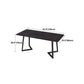 Modern 1/2/5/7 Pieces Black Dining Set Rectangle Sintered Stone Dining Table Set Clearhalo 'Dining Room Sets' 'Dining Tables & Seating' 'dining_room_set' 'furn' 'furn_dining_room_set' 'Furniture' 'furniture_dining_room_set' 'Kitchen & Dining Furniture' 'kitchen&dining_furn' 'kitchen' 4422038