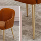 Glam 1/4/5 Pieces Round Dining Set Sintered Stone Dining Table Set for Home Use Clearhalo 'Dining Room Sets' 'Dining Tables & Seating' 'dining_room_set' 'furn' 'furn_dining_room_set' 'Furniture' 'furniture_dining_room_set' 'Kitchen & Dining Furniture' 'kitchen&dining_furn' 'kitchen' 4422055