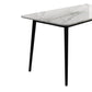 Modern 1/2/5/7 Pieces Dining Set Rectangle Sintered Stone Dining Table Set Clearhalo 'Dining Room Sets' 'Dining Tables & Seating' 'dining_room_set' 'furn' 'furn_dining_room_set' 'Furniture' 'furniture_dining_room_set' 'Kitchen & Dining Furniture' 'kitchen&dining_furn' 'kitchen' 4422073