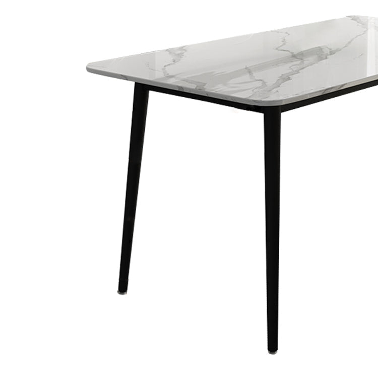Modern 1/2/5/7 Pieces Dining Set Rectangle Sintered Stone Dining Table Set Clearhalo 'Dining Room Sets' 'Dining Tables & Seating' 'dining_room_set' 'furn' 'furn_dining_room_set' 'Furniture' 'furniture_dining_room_set' 'Kitchen & Dining Furniture' 'kitchen&dining_furn' 'kitchen' 4422073