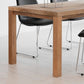 Rectangle 4 Legs Minimalist Dining Table Solid Wood Fixed Table for Restaurant Clearhalo ' dining_table' 'Dining Tables & Seating' 'Dining Tables' 'furn' 'furn_dining_table' 'Furniture' 'furniture_dining_table' 'Kitchen & Dining Furniture' 'kitchen&dining_furn' 'kitchen' 'kitchen_dining_table' 4422089