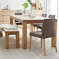 Rectangle 4 Legs Minimalist Dining Table Solid Wood Fixed Table for Restaurant Clearhalo ' dining_table' 'Dining Tables & Seating' 'Dining Tables' 'furn' 'furn_dining_table' 'Furniture' 'furniture_dining_table' 'Kitchen & Dining Furniture' 'kitchen&dining_furn' 'kitchen' 'kitchen_dining_table' 4422092