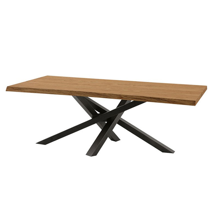 Industrial Style Rectangle Furniture Pine Solid Wood Dining Site Table Black Without Chairs Clearhalo ' dining_table' 'Dining Tables & Seating' 'Dining Tables' 'furn' 'furn_dining_table' 'Furniture' 'furniture_dining_table' 'Kitchen & Dining Furniture' 'kitchen&dining_furn' 'kitchen' 'kitchen_dining_table' 4422107