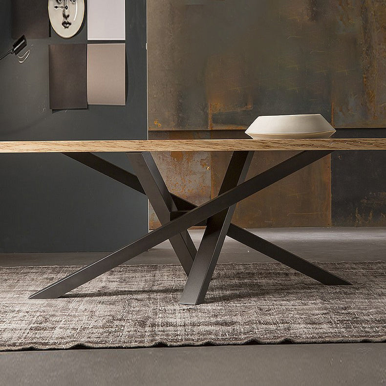 Industrial Style Rectangle Furniture Pine Solid Wood Dining Site Table Clearhalo ' dining_table' 'Dining Tables & Seating' 'Dining Tables' 'furn' 'furn_dining_table' 'Furniture' 'furniture_dining_table' 'Kitchen & Dining Furniture' 'kitchen&dining_furn' 'kitchen' 'kitchen_dining_table' 4422108
