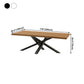 Industrial Style Rectangle Furniture Pine Solid Wood Dining Site Table Clearhalo ' dining_table' 'Dining Tables & Seating' 'Dining Tables' 'furn' 'furn_dining_table' 'Furniture' 'furniture_dining_table' 'Kitchen & Dining Furniture' 'kitchen&dining_furn' 'kitchen' 'kitchen_dining_table' 4422113