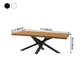 Industrial Style Rectangle Furniture Pine Solid Wood Dining Site Table Clearhalo ' dining_table' 'Dining Tables & Seating' 'Dining Tables' 'furn' 'furn_dining_table' 'Furniture' 'furniture_dining_table' 'Kitchen & Dining Furniture' 'kitchen&dining_furn' 'kitchen' 'kitchen_dining_table' 4422116