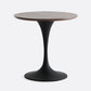 Minimalist Round Standard Table MDF Kitchen Dining Table with Tulip Base Walnut Without Chairs Clearhalo ' dining_table' 'Dining Tables & Seating' 'Dining Tables' 'furn' 'furn_dining_table' 'Furniture' 'furniture_dining_table' 'Kitchen & Dining Furniture' 'kitchen&dining_furn' 'kitchen' 'kitchen_dining_table' 4422160