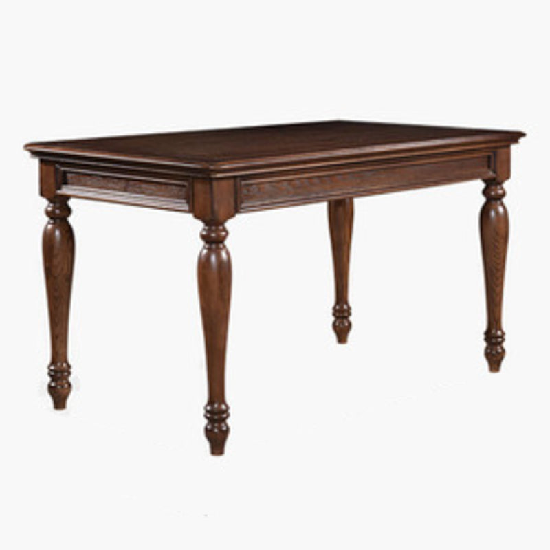 Minimalist Brown Rectangle Table Solid Wood Kitchen Dining Table with 4 Legs Clearhalo ' dining_table' 'Dining Tables & Seating' 'Dining Tables' 'furn' 'furn_dining_table' 'Furniture' 'furniture_dining_table' 'Kitchen & Dining Furniture' 'kitchen&dining_furn' 'kitchen' 'kitchen_dining_table' 4422218