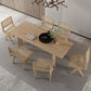 Solid Wood Contemporary Dining Table Rectangular Dining Table with 4 Legs Clearhalo ' dining_table' 'Dining Tables & Seating' 'Dining Tables' 'furn' 'furn_dining_table' 'Furniture' 'furniture_dining_table' 'Kitchen & Dining Furniture' 'kitchen&dining_furn' 'kitchen' 'kitchen_dining_table' 4422318