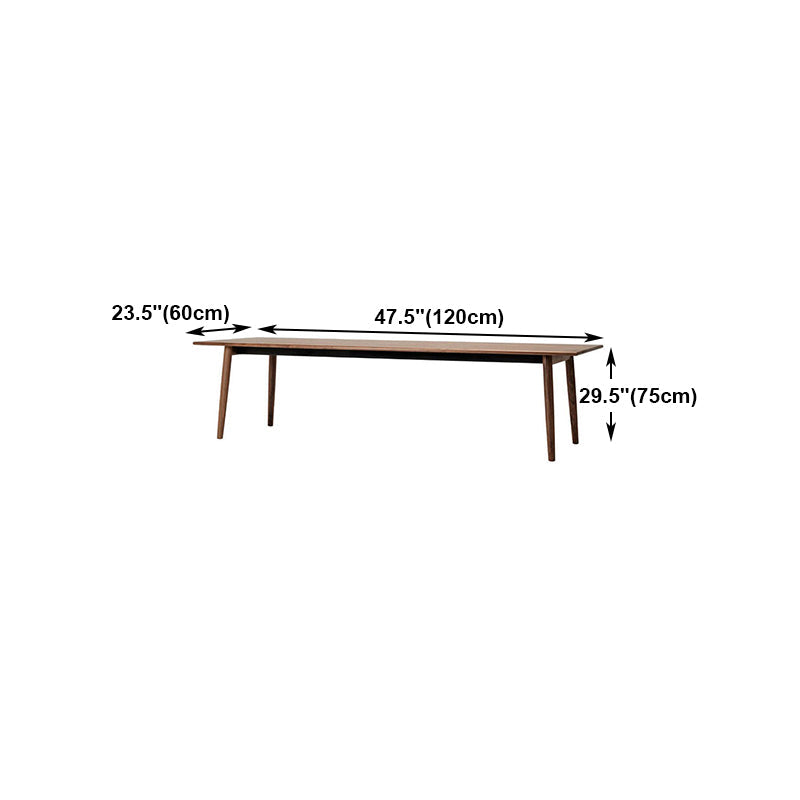 Contemporary Rectangular Dining Table Pine Wood Top Table with 4 Legs Clearhalo ' dining_table' 'Dining Tables & Seating' 'Dining Tables' 'furn' 'furn_dining_table' 'Furniture' 'furniture_dining_table' 'Kitchen & Dining Furniture' 'kitchen&dining_furn' 'kitchen' 'kitchen_dining_table' 4422334