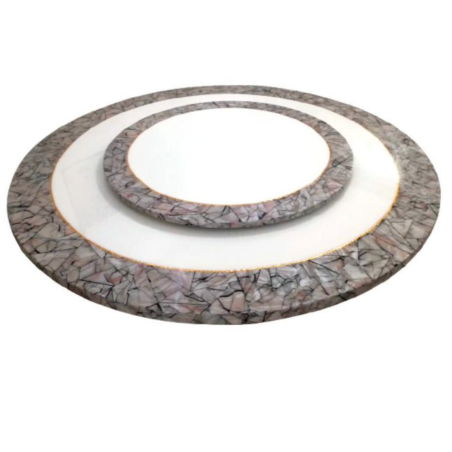 Metal Traditional Luxury Round Dining Table Marble Top Dining Table with Pedestal Base Clearhalo ' dining_table' 'Dining Tables & Seating' 'Dining Tables' 'furn' 'furn_dining_table' 'Furniture' 'furniture_dining_table' 'Kitchen & Dining Furniture' 'kitchen&dining_furn' 'kitchen' 'kitchen_dining_table' 4422346