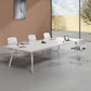 Contemporary Rectangle Dining Table Solid Wood Top Indoor Table with 4 Legs 78.7"L x 39.4"W x 29.5"H Without Chairs Clearhalo ' dining_table' 'Dining Tables & Seating' 'Dining Tables' 'furn' 'furn_dining_table' 'Furniture' 'furniture_dining_table' 'Kitchen & Dining Furniture' 'kitchen&dining_furn' 'kitchen' 'kitchen_dining_table' 4422351