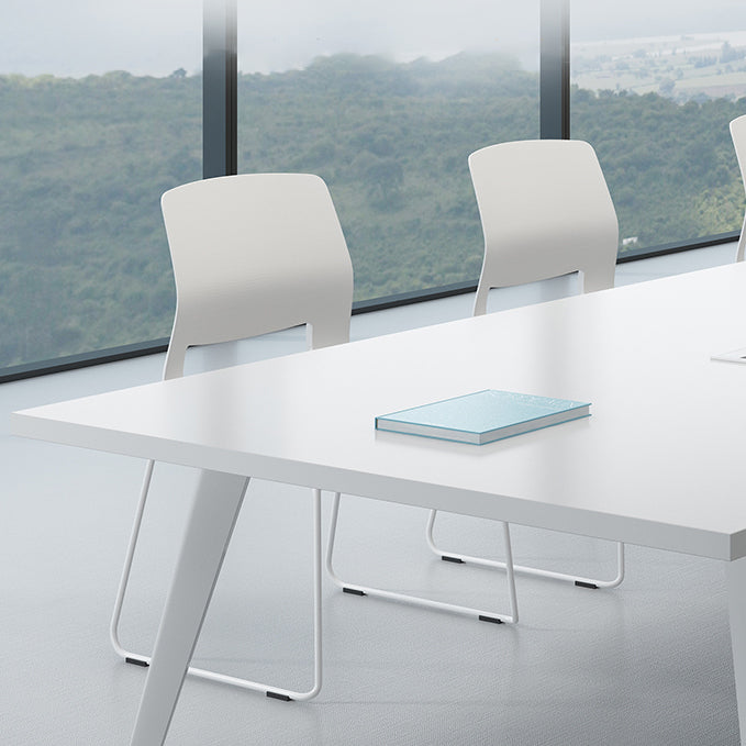 Contemporary Rectangle Dining Table Solid Wood Top Indoor Table with 4 Legs Clearhalo ' dining_table' 'Dining Tables & Seating' 'Dining Tables' 'furn' 'furn_dining_table' 'Furniture' 'furniture_dining_table' 'Kitchen & Dining Furniture' 'kitchen&dining_furn' 'kitchen' 'kitchen_dining_table' 4422356
