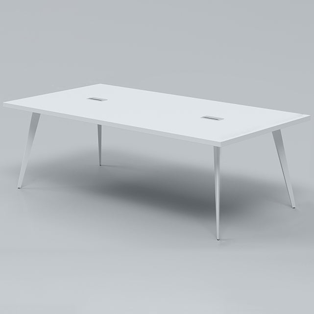 Contemporary Rectangle Dining Table Solid Wood Top Indoor Table with 4 Legs Clearhalo ' dining_table' 'Dining Tables & Seating' 'Dining Tables' 'furn' 'furn_dining_table' 'Furniture' 'furniture_dining_table' 'Kitchen & Dining Furniture' 'kitchen&dining_furn' 'kitchen' 'kitchen_dining_table' 4422359