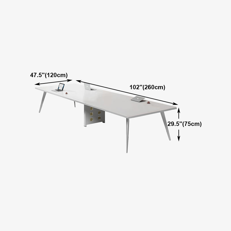 Contemporary Rectangle Dining Table Solid Wood Top Indoor Table with 4 Legs Clearhalo ' dining_table' 'Dining Tables & Seating' 'Dining Tables' 'furn' 'furn_dining_table' 'Furniture' 'furniture_dining_table' 'Kitchen & Dining Furniture' 'kitchen&dining_furn' 'kitchen' 'kitchen_dining_table' 4422369