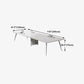 Contemporary Rectangle Dining Table Solid Wood Top Indoor Table with 4 Legs Clearhalo ' dining_table' 'Dining Tables & Seating' 'Dining Tables' 'furn' 'furn_dining_table' 'Furniture' 'furniture_dining_table' 'Kitchen & Dining Furniture' 'kitchen&dining_furn' 'kitchen' 'kitchen_dining_table' 4422371