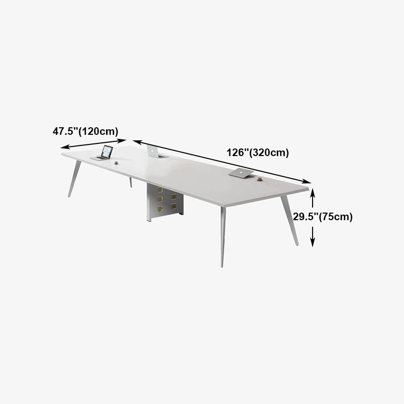 Contemporary Rectangle Dining Table Solid Wood Top Indoor Table with 4 Legs Clearhalo ' dining_table' 'Dining Tables & Seating' 'Dining Tables' 'furn' 'furn_dining_table' 'Furniture' 'furniture_dining_table' 'Kitchen & Dining Furniture' 'kitchen&dining_furn' 'kitchen' 'kitchen_dining_table' 4422372
