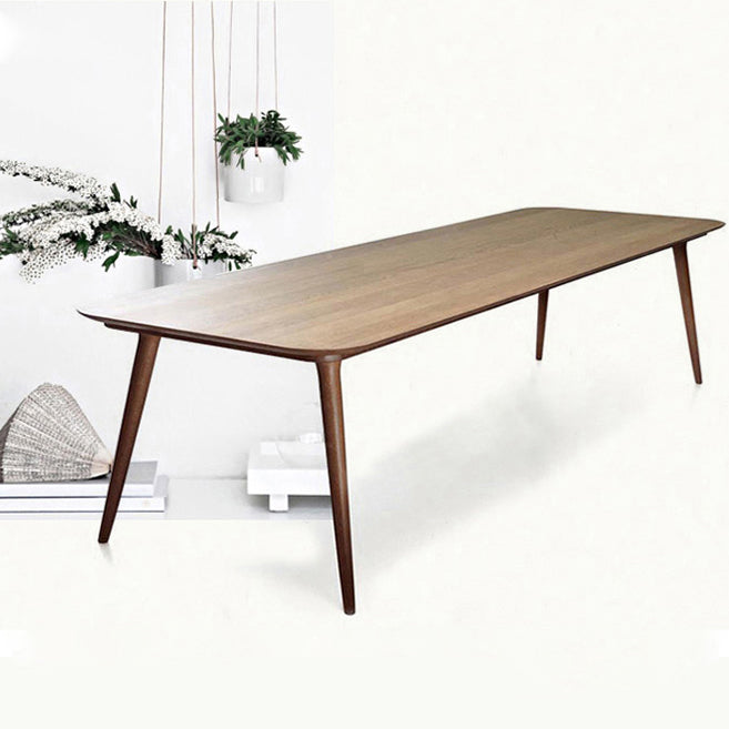 Rectangle Contemporary Dining Table Pine Wood Top Table with 4 Legs Clearhalo ' dining_table' 'Dining Tables & Seating' 'Dining Tables' 'furn' 'furn_dining_table' 'Furniture' 'furniture_dining_table' 'Kitchen & Dining Furniture' 'kitchen&dining_furn' 'kitchen' 'kitchen_dining_table' 4422382